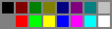Windows 3.1 colour palette